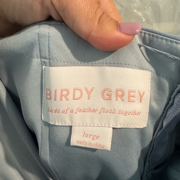 Birdy Grey Soft Blue Strapless Dress - Picture 3 of 3